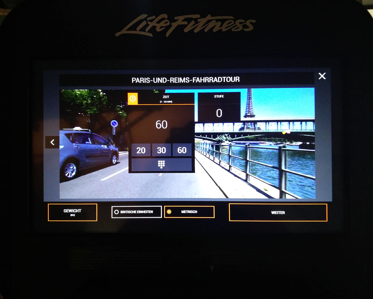 Life Fitness LiegeErgometer Lifecycle, Elevation Series, Recumbent, SE3 Konsole Touch, Ausstellungsstück, Zustand Neuwertig