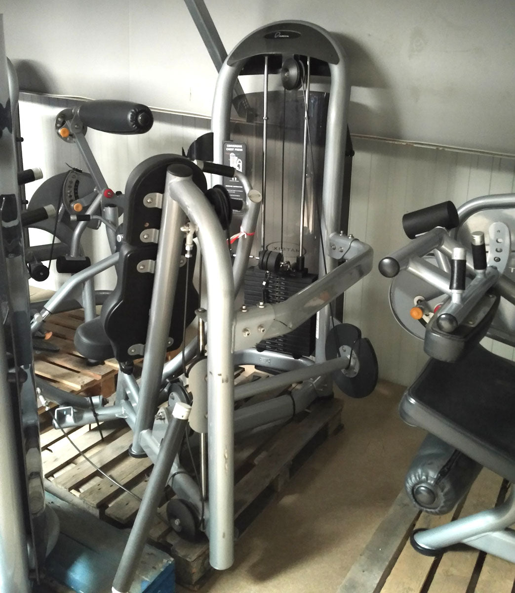 Matrix Aura G3-S13 Bench Press DUAL, Chest Press, Color Silver, Used - Refurbished Condition