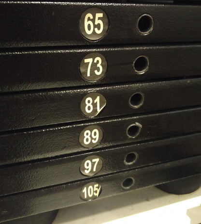 Kaphingst bench press machine, chest press, rotating handles, MPG, color white, used - refurbished condition