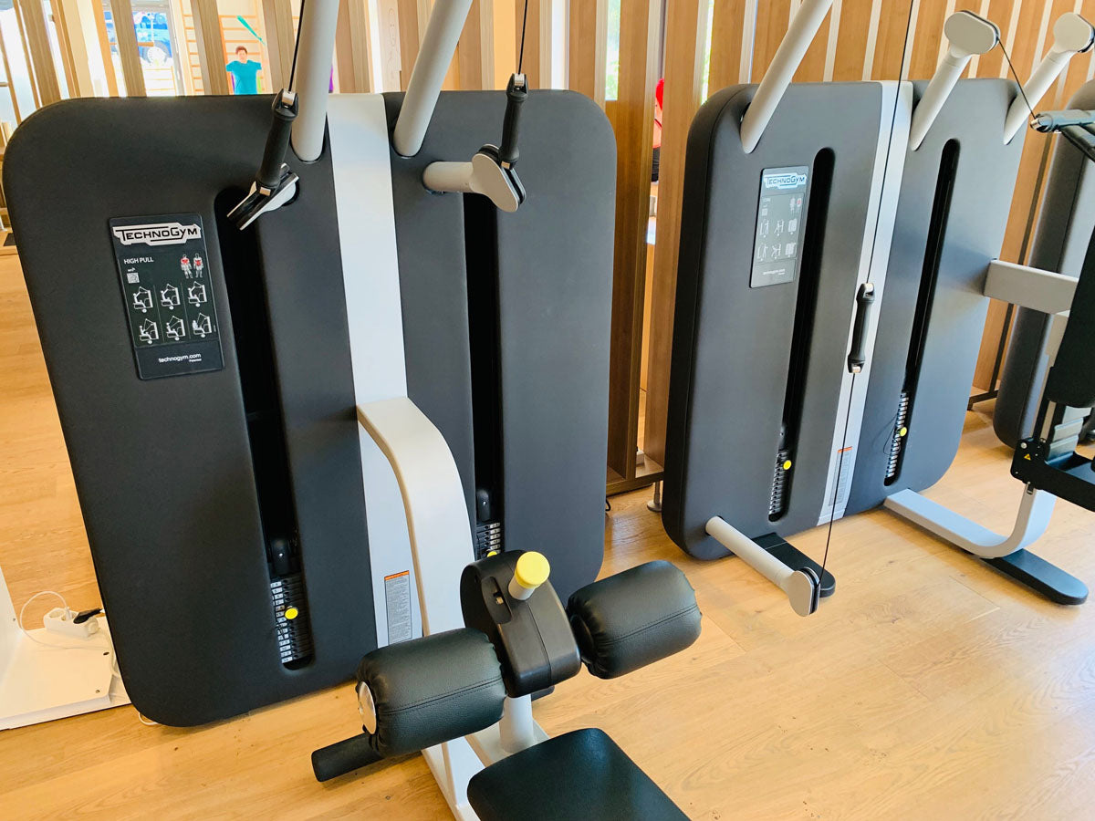 TechnoGym Kinesis Stationen, 6 Kraftgeräte im Set, gebraucht, überholter Zustand