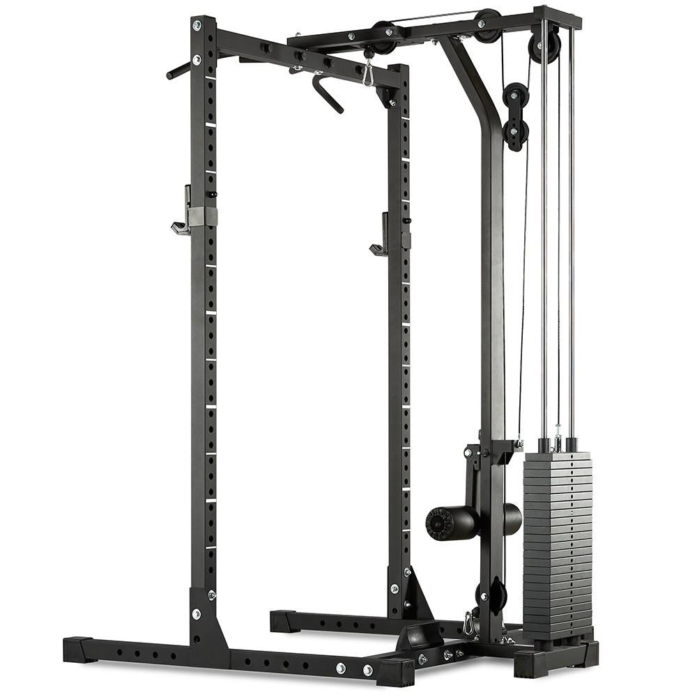 ATX Half Rack 620 - Complete system including lat pulldown station - Stack Weight