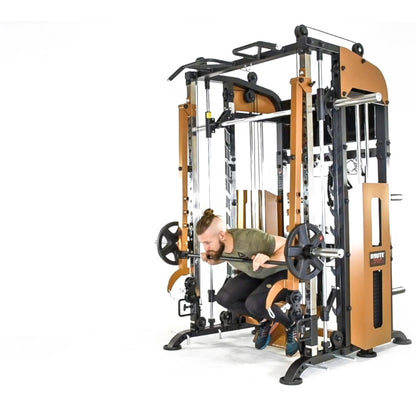 Brute Force 360PTX Functional Trainer Smith Machine, Rack, Leg Press, Jammer Arms