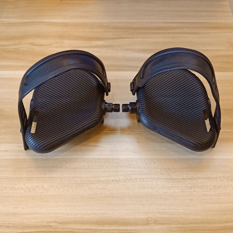 Pedale für Ergometer incl. Pedalriemen (je 1 Paar) - Premium OEM Qualität