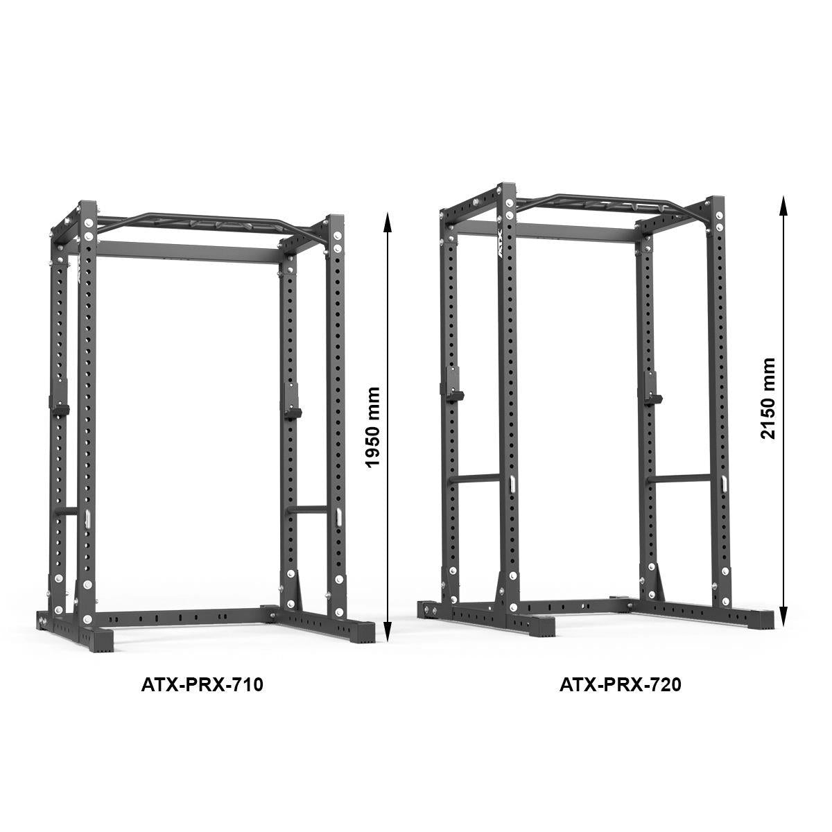 ATX Power Rack 710 inkl. J-Hooks + Spotter Höhe 195 cm
