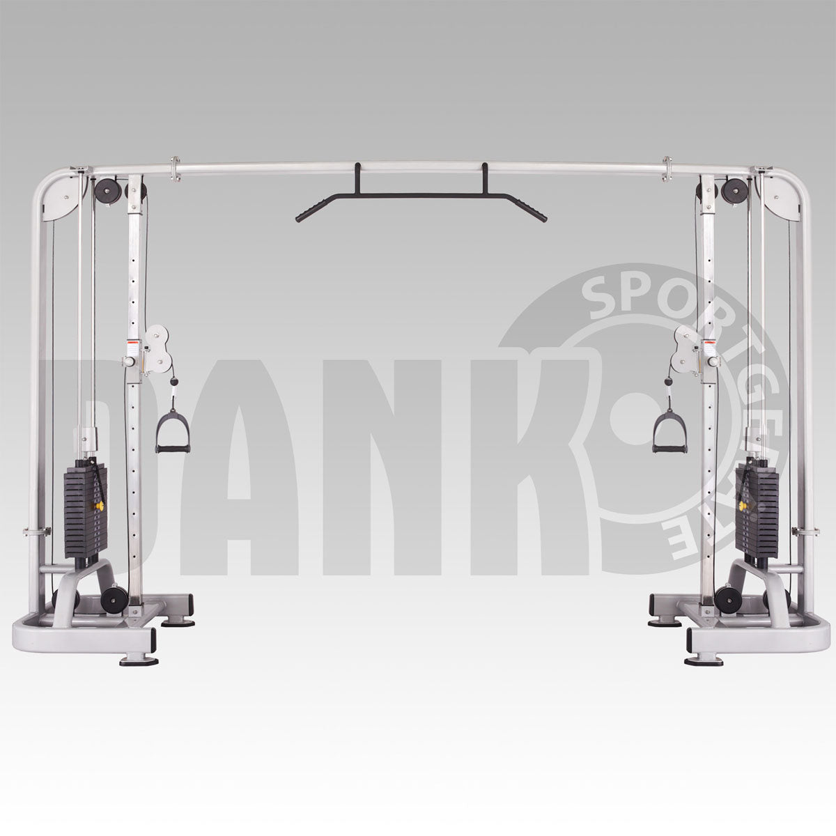 Danksport S-Line Kraftgeräte, Gerätepark mit ca. 22 Fitnessgeräten und Zubehör, Farbe Silber, Polster Braun - Neue Geräte / Ausstellungsgeräte