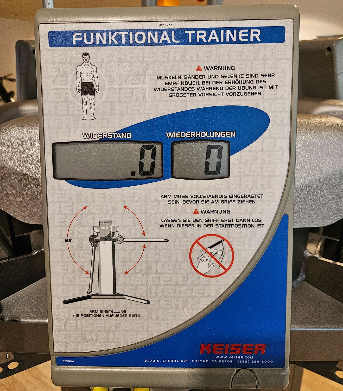 Keiser Infinity Series Functional Trainer Model 3020, Kabelzüge für Schnellkrafttraining, 3 Stück = Triple Konfiguration, Einzelverkauf möglich, gebraucht - geprüfter Zustand