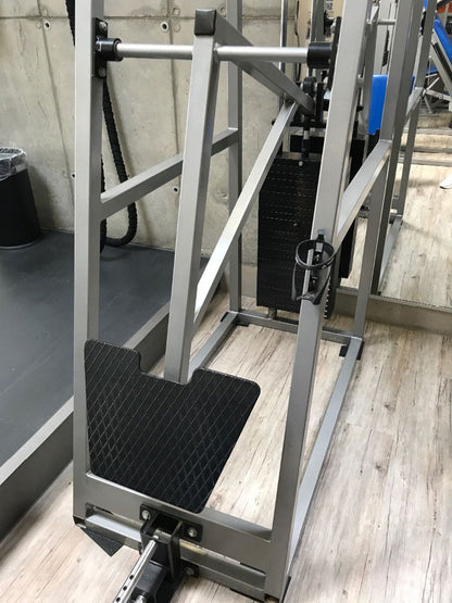 Künzler Beinpresse, sitzend, 250kg Gewichtsblock, Silber, gebraucht