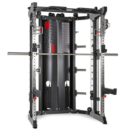 ATX Multigym GMX-2000 mit 2 x 90 KG Steckgewichten und Beinpresse