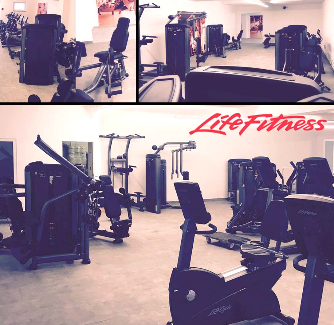 Life Fitness u. Hammer Strength - komplettes Fitnessstudio - 65 Fitnessgeräte - Kraftgeräte, Cardiogeräte, Zirkel, Plate loaded Geräte, Bänke etc - gebraucht - TOP Zustand