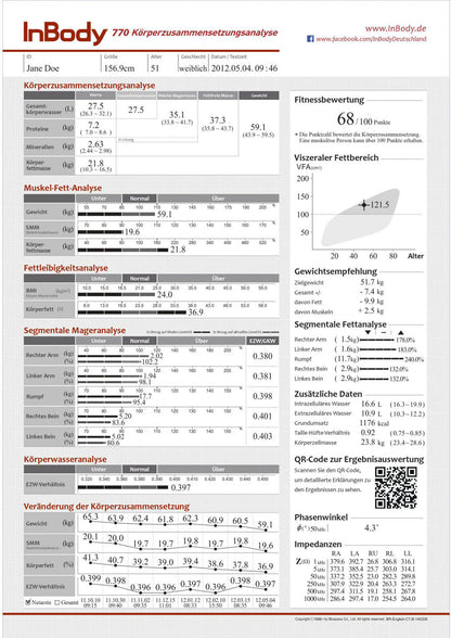 InBody 770 - Ultimate Body Analysis Scale, year of manufacture 2015, used - good and tested condition