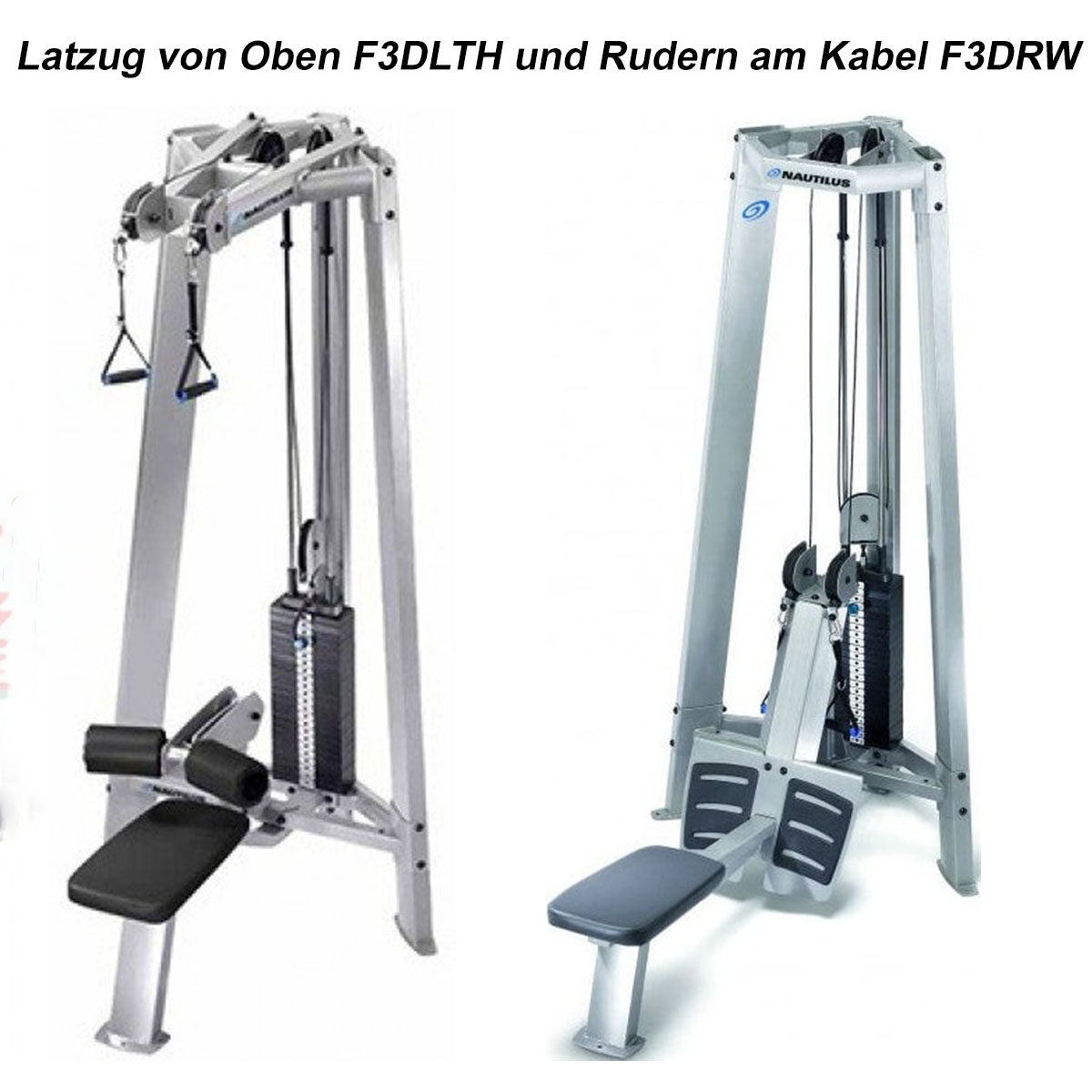 Nautilus Nitro Evo Kraftgeräte Set- 27 Fitnessgeräte und 5 Bänke im Set - gebraucht - TOP Zustand