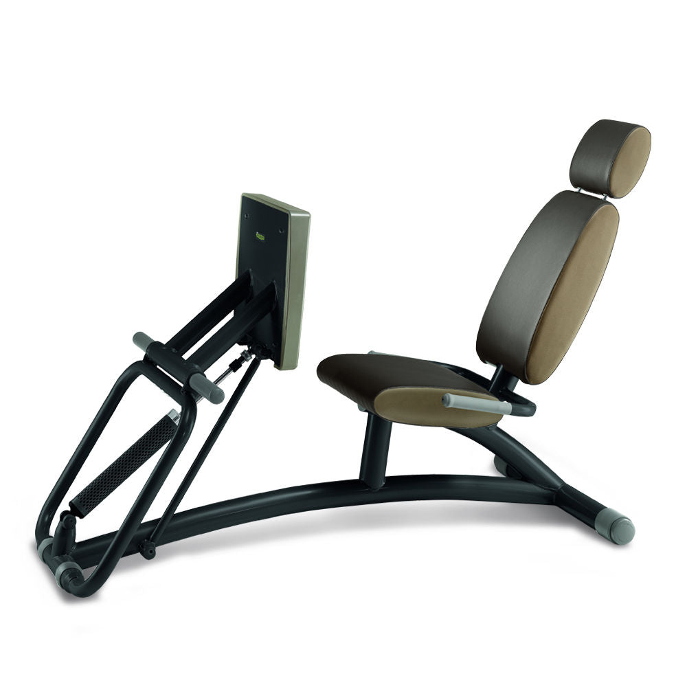 TechnoGym Easy Line Zirkelgerät, Beinpresse, Legpress, Einzelgerät hydraulisch, Polster Braun, gebraucht