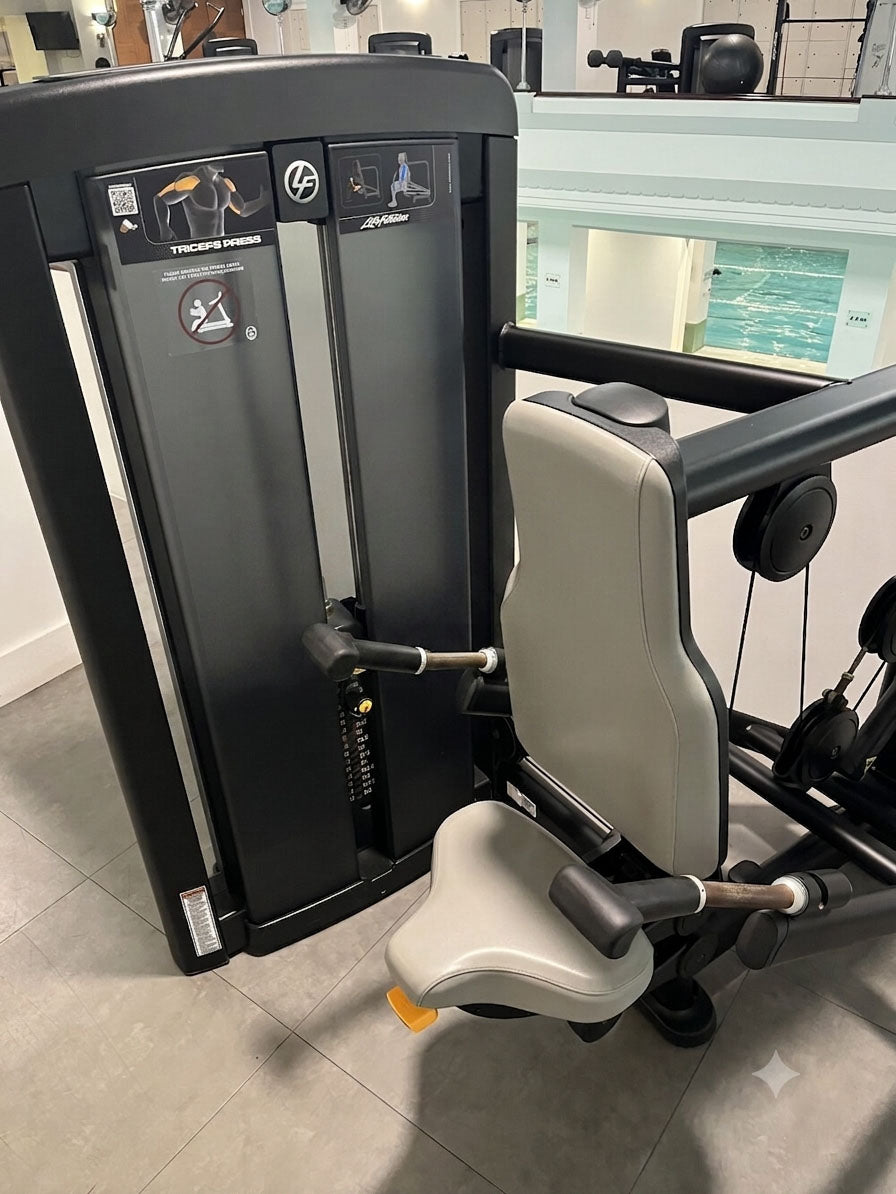 Life Fitness Set 11 Kraftgeräte, 9x Insignia und 2x Optima Serie, Rahmen Schwarz, gebraucht - überholter Zustand