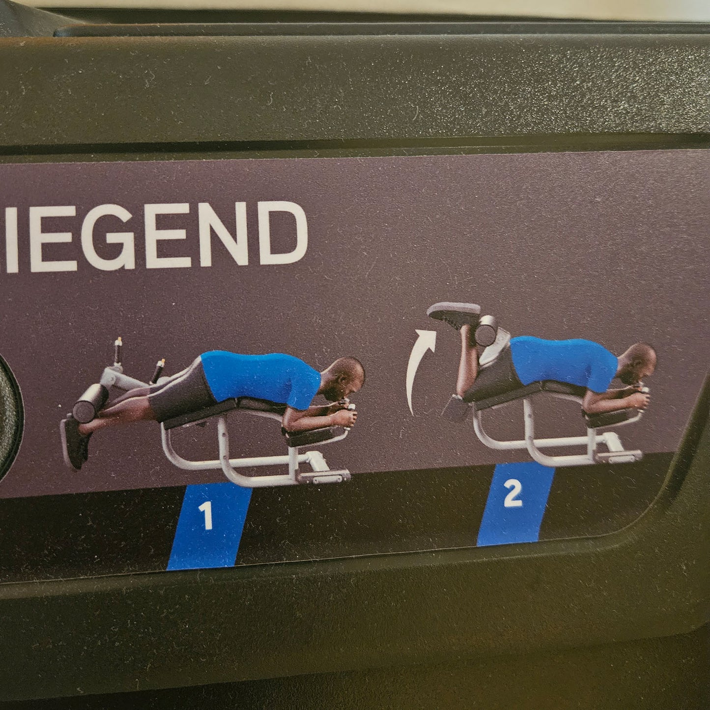 Matrix Ultra Prone Leg Curl G7-S73, recumbent leg curl machine, silver frame, used - refurbished condition