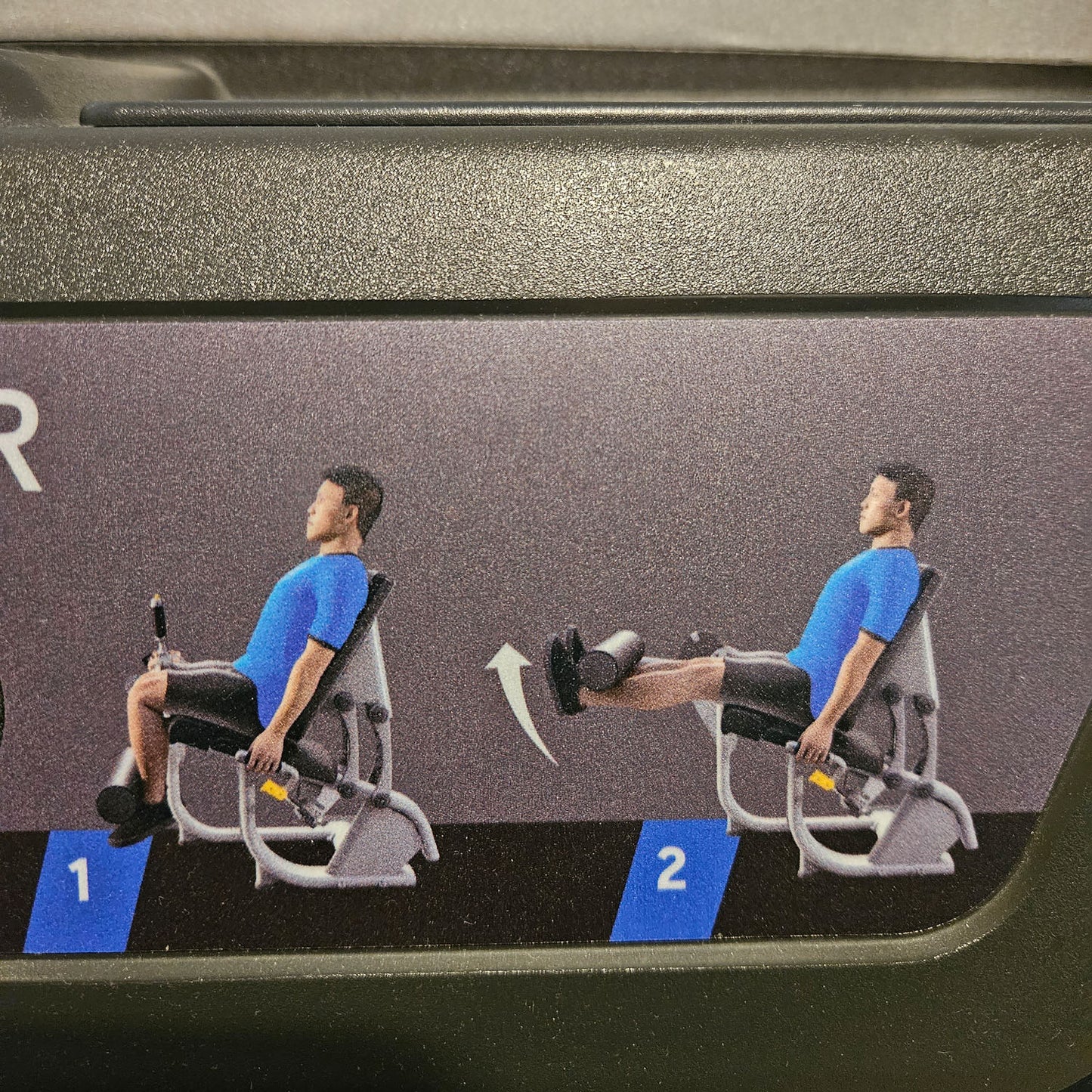 Matrix Ultra Leg Extension G7-S71, seated leg extension, silver frame, used - refurbished condition
