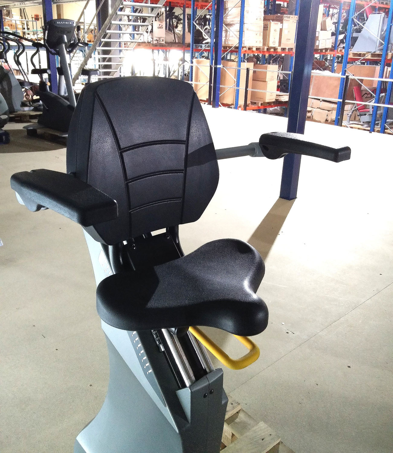 Matrix H5x Hybrid Bike Ergometer, Cycle mit Rückenlehne, Neues Modell, gebraucht - überholter Zustand