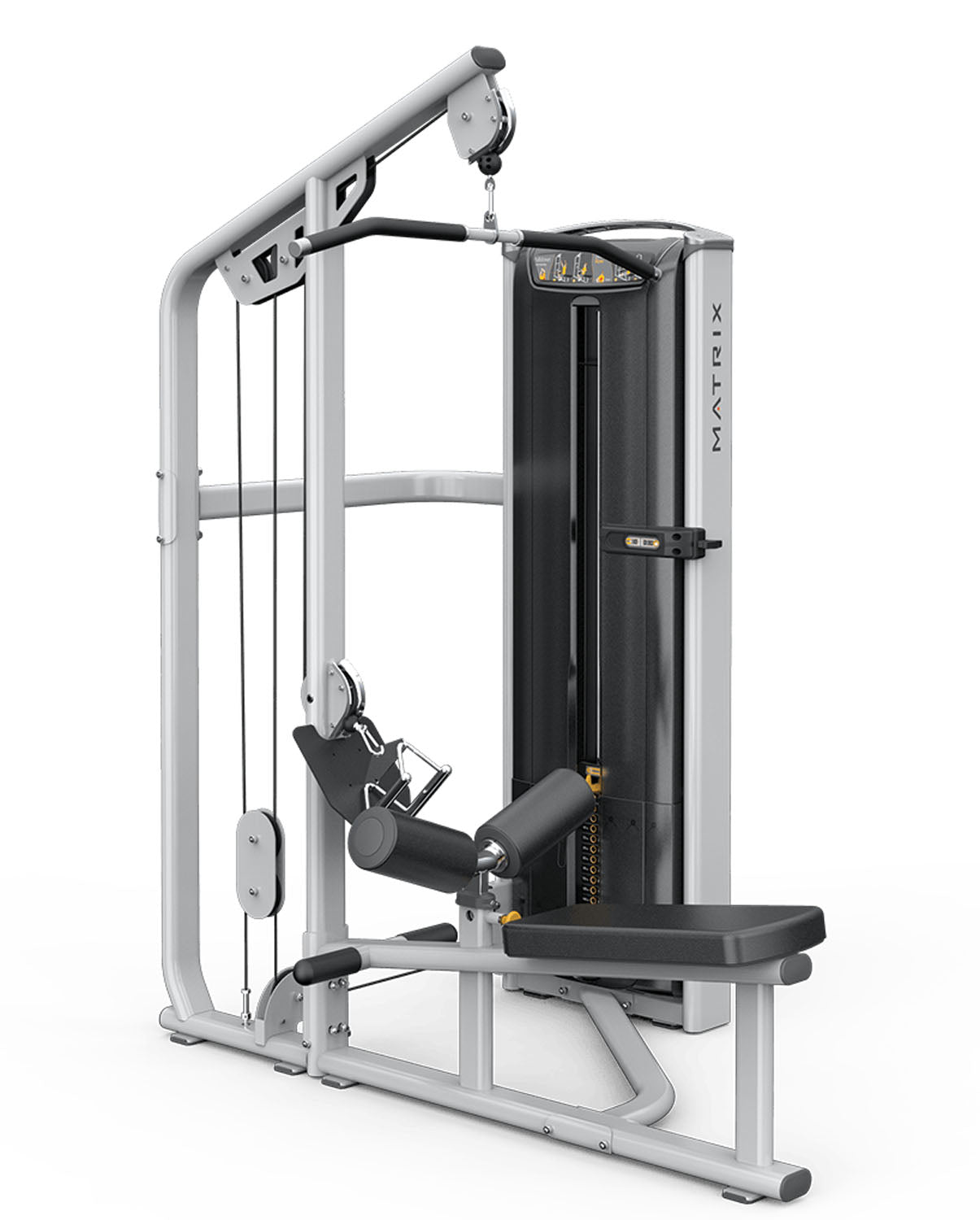 Matrix Versa Dual Lat Pulldown and Rowing Machine VS-S331, Lat Pulldown and Row Machine, 2-in-1 Combination Machine, Silver Frame, Used - Refurbished Condition