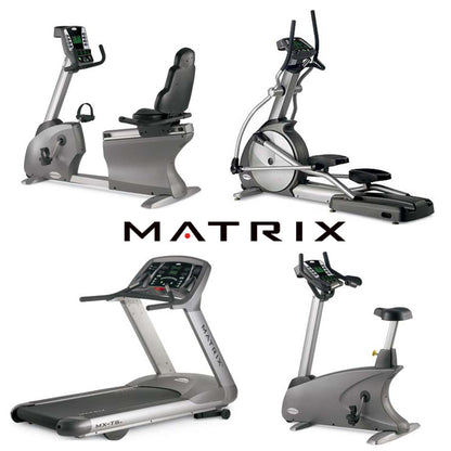 Matrix cardio equipment park, T5x, E5x, U5x, R5x, 6 fitness machines, used