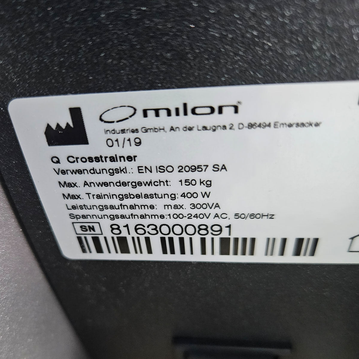 Milon Q strength and endurance circuit with 12 machines, built in 2019, including Milonizer, including delivery, used, refurbished and in mint condition - top condition