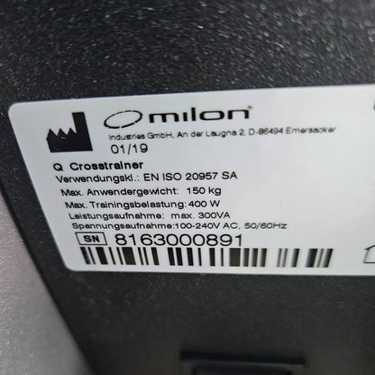 Milon Q strength and endurance circuit with 12 machines, built in 2019, including Milonizer, including delivery, used, refurbished and in mint condition - top condition