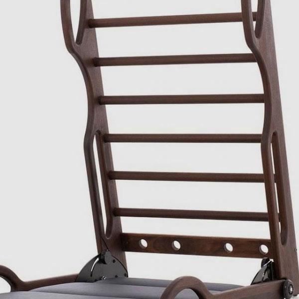WaterRower NOHrD Elasko Nussbaum, Kunstleder/ Echtleder