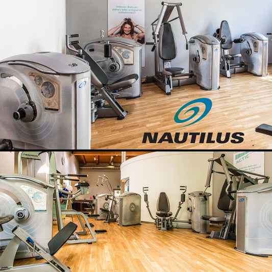 Nautilus One, 10-piece strength training set, successor to the legendary Nitro Fitness series, silver, used - refurbished condition