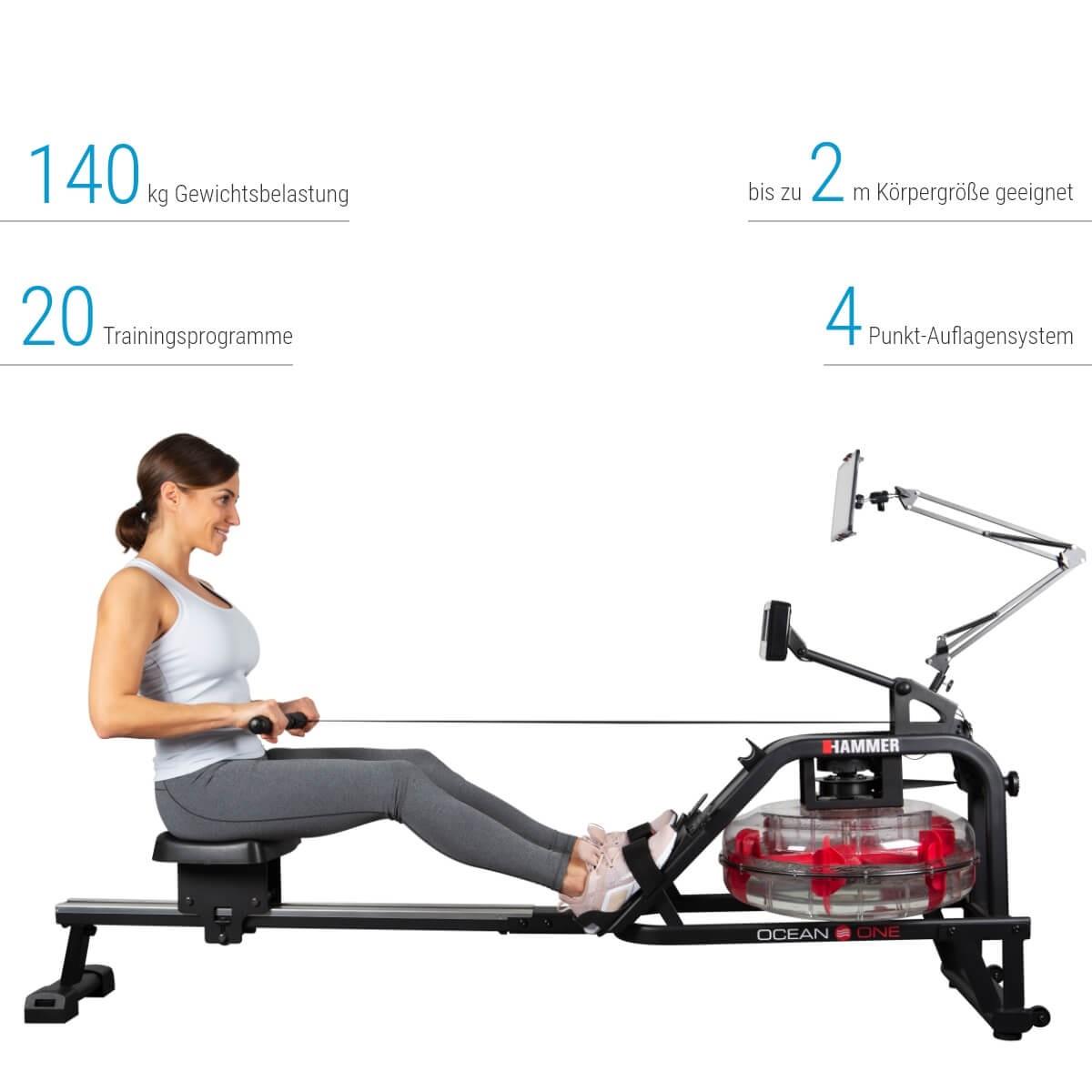 Hammer Ocean One rowing machine