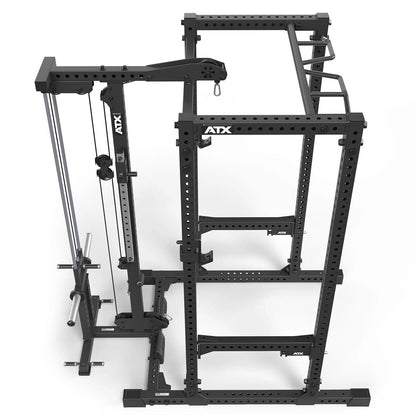 ATX Power Rack PRX-780 with lat pulldown - weight plate holder