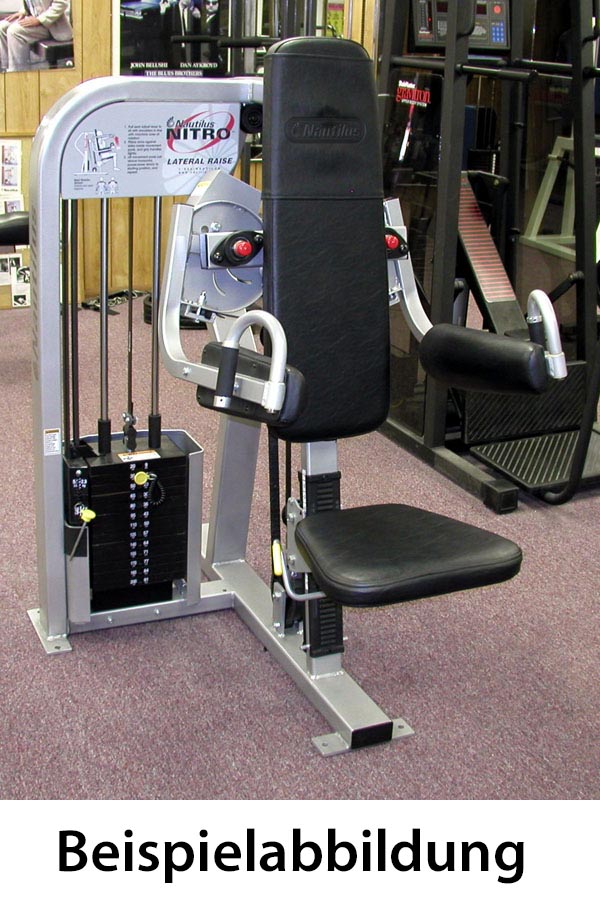 Nautilus Nitro Plus Lateral Raise, Silver, used