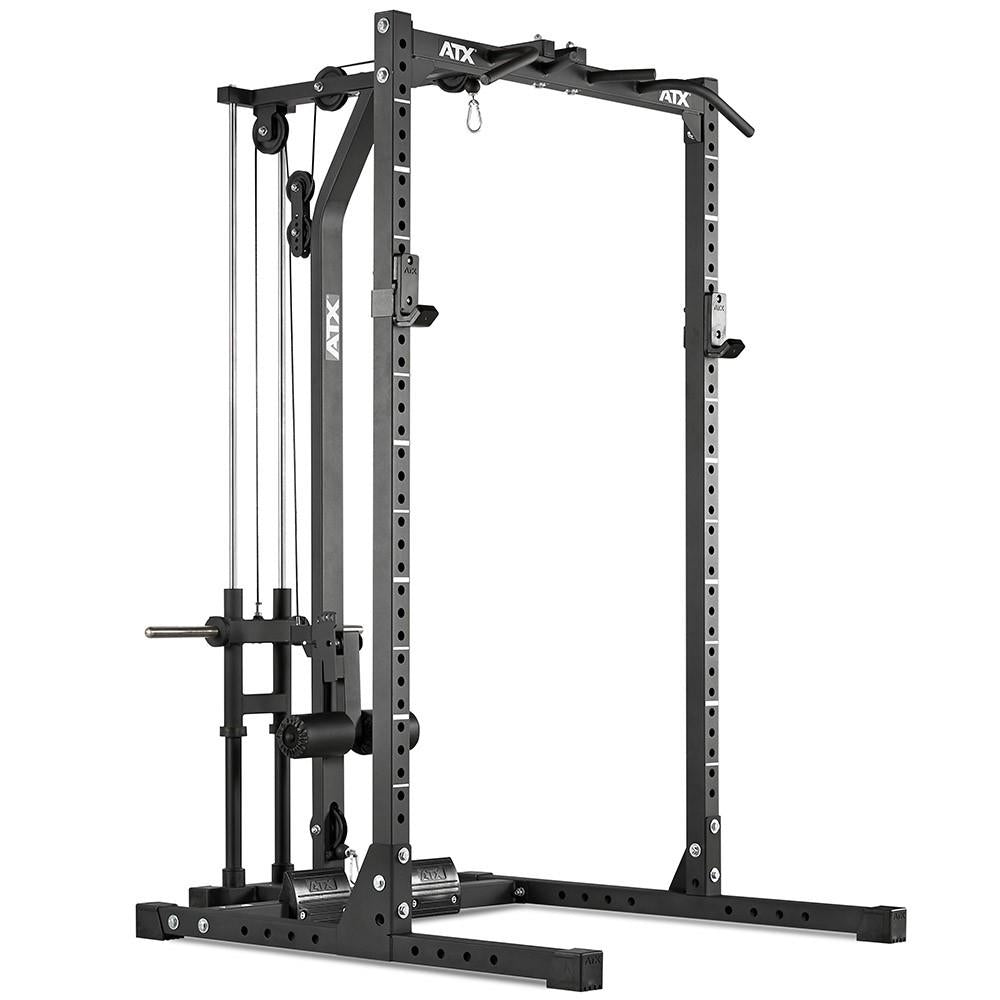 ATX Half Rack 620 - Complete system including lat pulldown station - Plate Load