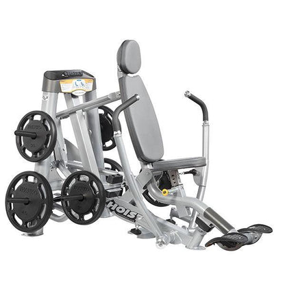 Hoist Roc-IT Decline Chestpress, RPL-5305 Bench Press Machine Negative, Negative Chest Press, Roc IT Plate Loaded Series, Frame Color Silver, Used - Refurbished Condition