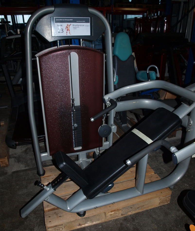 Realleader bench press machine / chest press / incline bench press, silver, used - tested condition