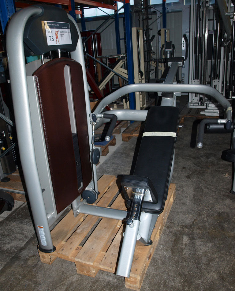 Realleader bench press machine / chest press / incline bench press, silver, used - tested condition