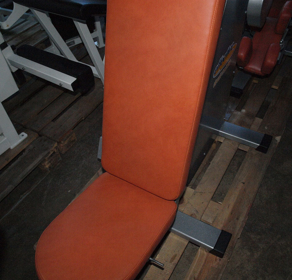 Effective Strength Endurance Circuit - 9 strength machines, silver frame, orange upholstery, used