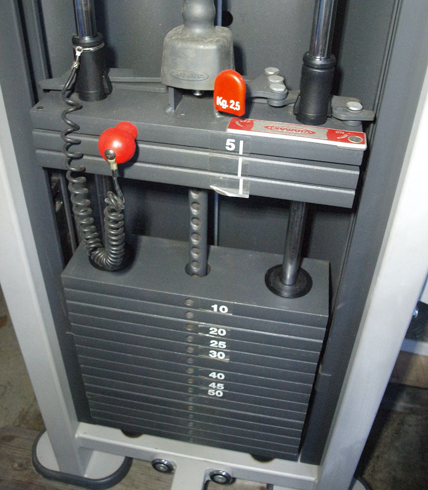 Panatta, Butterfly mit Einstiegshilfe, Pectoral Machine, Pec Fly, Farbe Silber, gebraucht - geprüfter Zustand