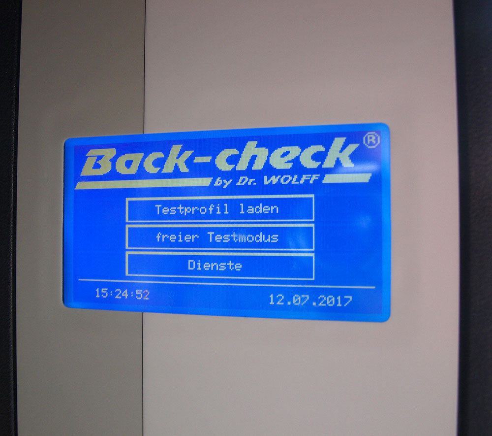 Dr. Wolff Back Check 607, silver, good condition, used