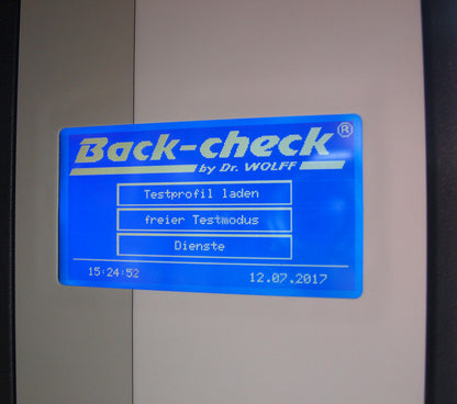 Dr. Wolff Back Check 607, silver, good condition, used
