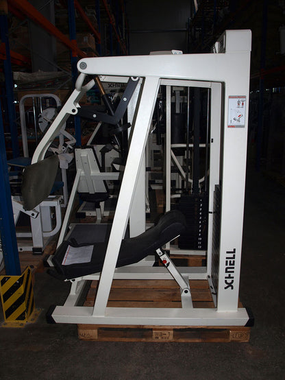 Schnell strength training equipment, white frames, black upholstery, used