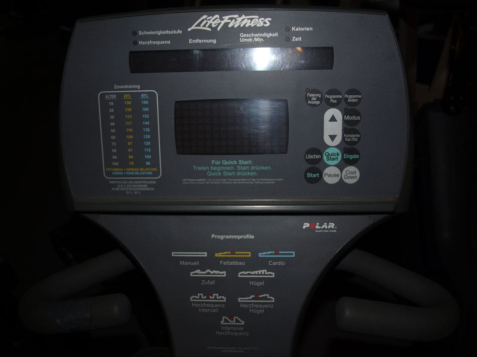 Life Fitness Silverline Cardiogerätepark, 7 Cardiogeräte, gebraucht - überholter Zustand