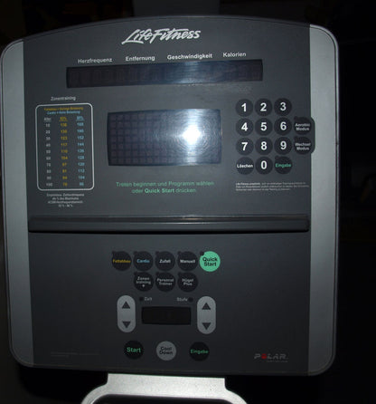 Life Fitness Silverline Cardiogerätepark, 7 Cardiogeräte, gebraucht - überholter Zustand
