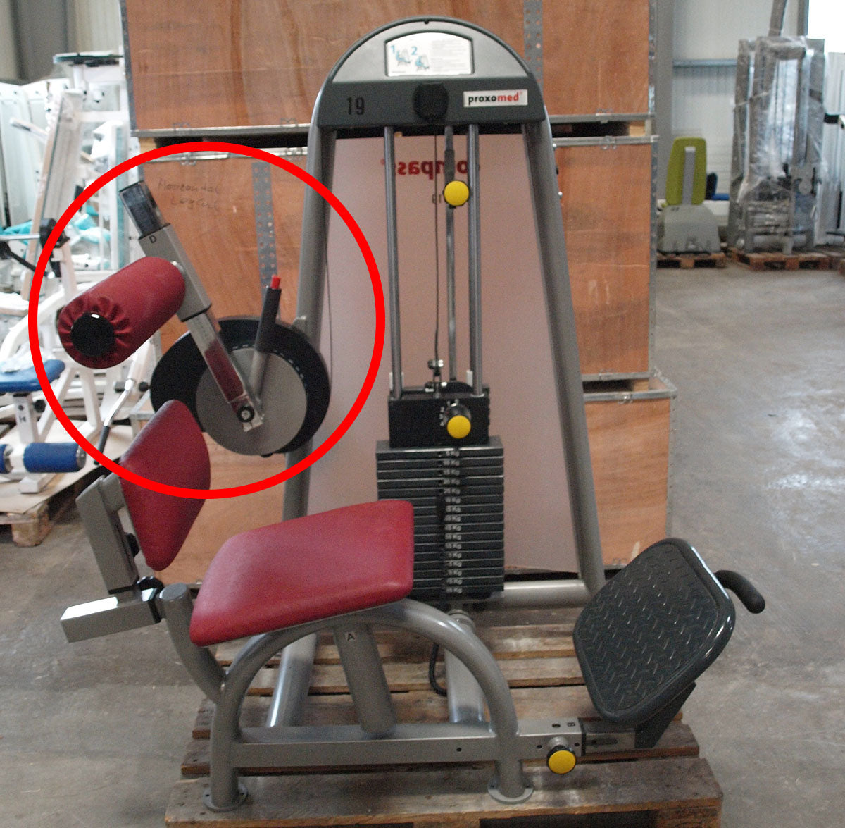 Proxomed Compass 530 Rückenbeuger, Bauchmaschine, Abs, MPG, gebraucht - überholter Zustand