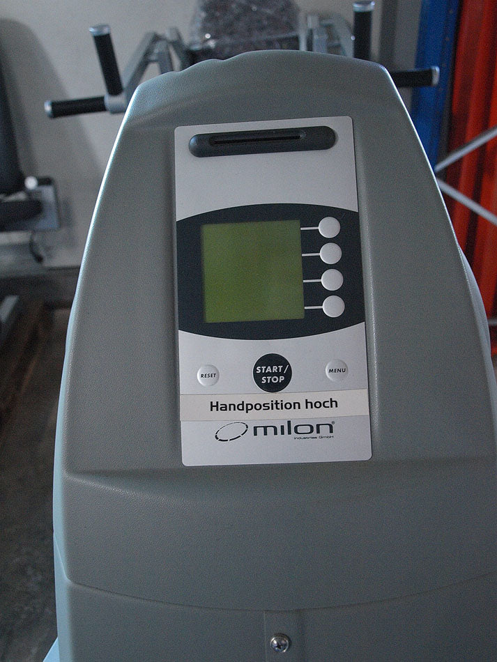 Milon strength and endurance circuit, 12 fitness machines, built in 2011, new upholstery, Milon overhauled, used