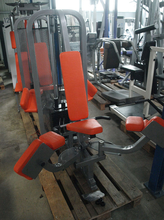 Sanimed Abductor/Adductor Machine Set, 2 machines, silver, used