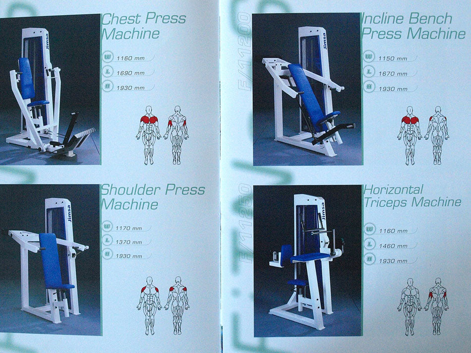 Jimsa Proline Set 4 strength training equipment, used gym equipment