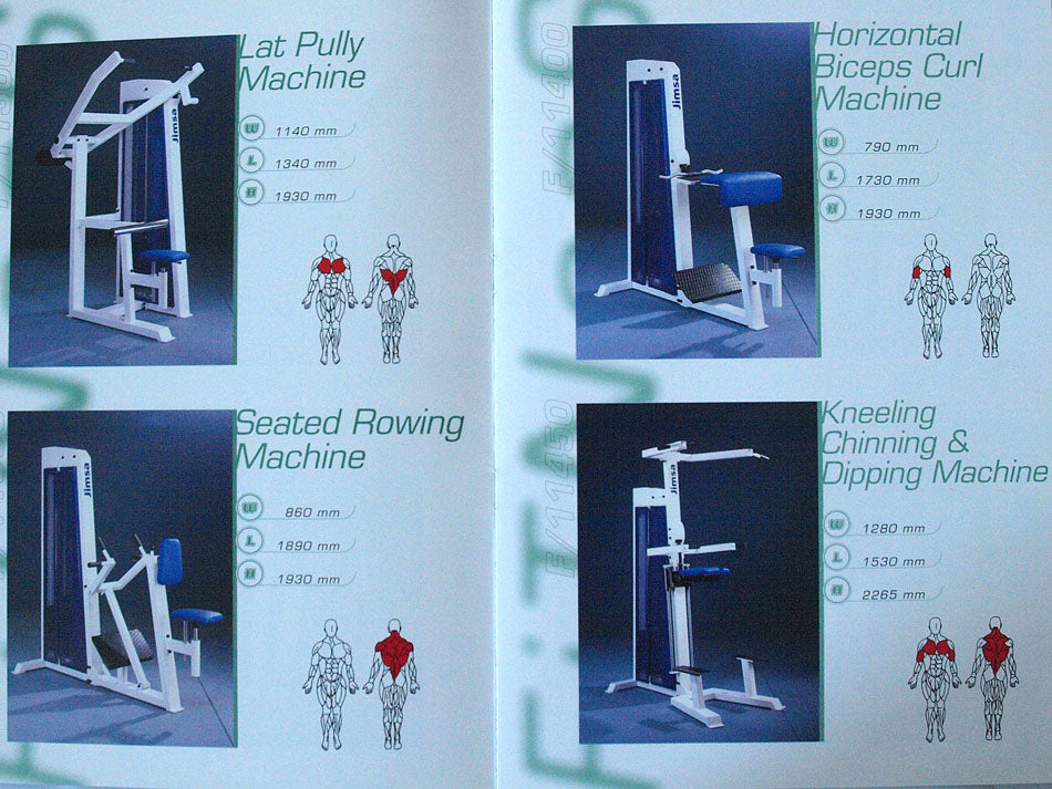 Jimsa Proline Set 4 strength training equipment, used gym equipment