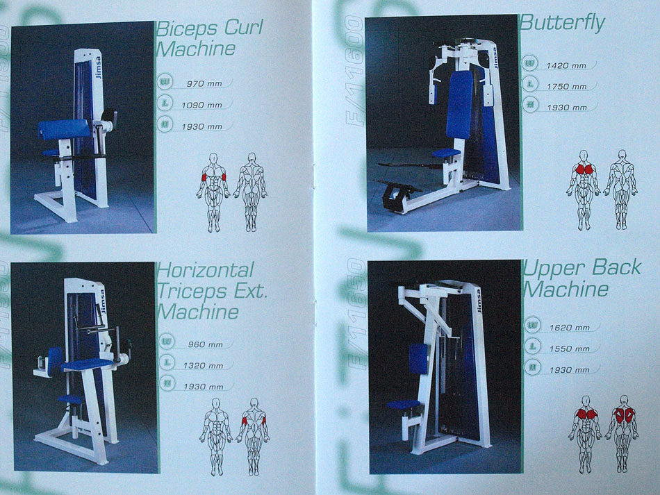 Jimsa Proline Set 4 strength training equipment, used gym equipment