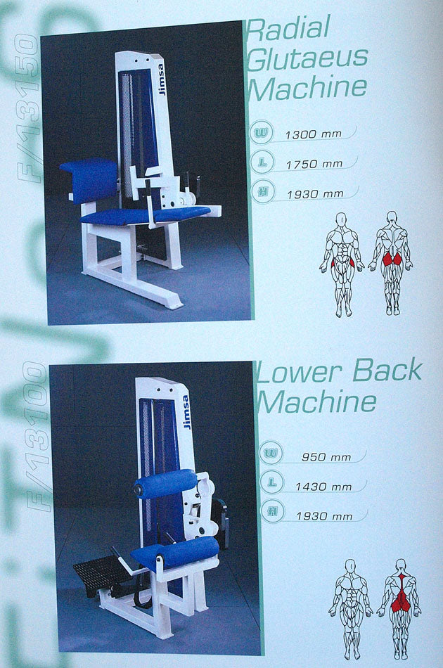 Jimsa Professional Line strength training equipment, approx. 20 strength training machines, set 3
