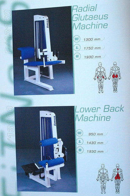 Jimsa Professional Line strength training equipment, approx. 20 strength training machines, set 3