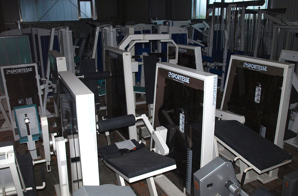 Sportesse strength training equipment, 17 fitness machines, complete gym equipment, used