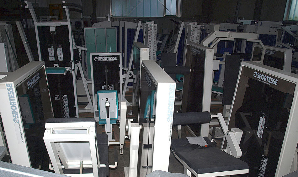 Sportesse strength training equipment, 17 fitness machines, complete gym equipment, used